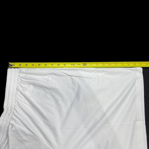 NEW Under Armour Zagger Lacrosse Shorts Adult XL White Maroon LAX - Picture 7 of 10